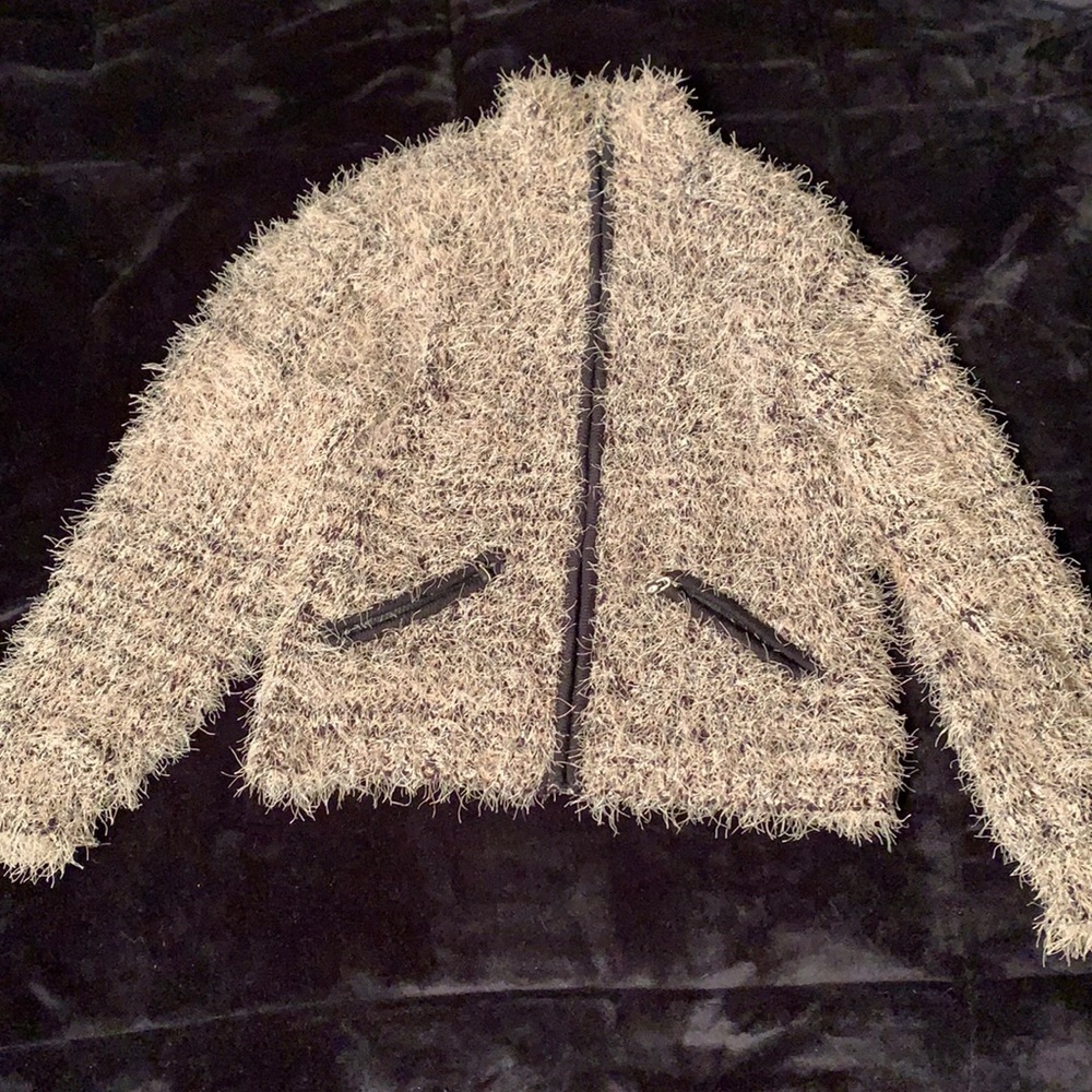 Jamie Sadock fluffy jacket size M. Like new.